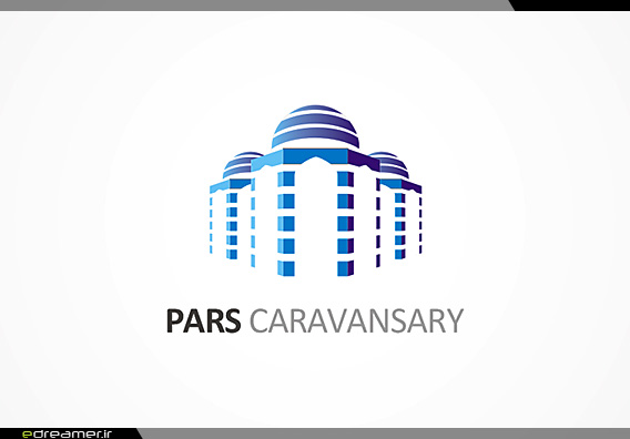 لوگوی شرکت توسعه گردشگری کاروانسرای پارس، طرح دوم