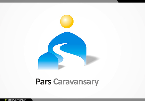 لوگوی شرکت توسعه گردشگری کاروانسرای پارس، طرح پنجم